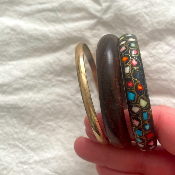 Trio of Bangle Bracelets - Picture 1 of 5